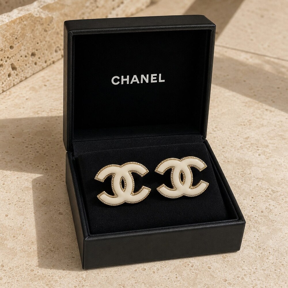 CHANEL Classic Parisian Earrings Style 37 | New with Box - Picture 2 of 9